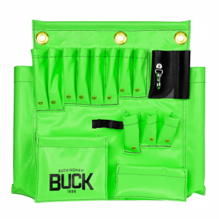 Buckingham Buck Ariel Basket Tool Apron - Green